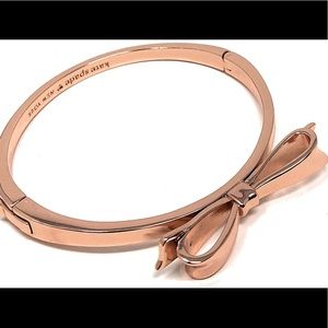 NEW Kate Spade love notes bangle in rose gold